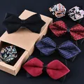 High-grade newest butterfly knot men's accessories bow tie black red cravat formal commercial suit