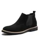 Casual shoes man Spring New Fashion Casual Men Ankle Chelsea Boots Male Shoes Cow Suede Leather Slip