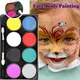 8 Colors Face Body Painting Oil Palette Non Toxic Safe Child Adult Flash Tattoo Painting Art