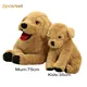 Super Simulation Mum&Kids Labrador Dog PLush Toy Stuffed Lifelike Golden Retriever animals Doll toys