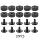 20Pcs/pack Professional Cymbal Stand Felt Washer and Cymbal Sleeves Replacement for Shelf Drum Kits