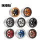 INJORA CNC Aluminum 6-Spokes 1.9" Beadlock Wheel Rim Hub for 1/10 RC Crawler Car Axial SCX10 Redcat