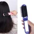 1PC Portable Travel Folding Hair Brush With Mirror Compact Pocket Size Air Bag Massage Shunfa Hair