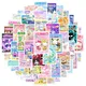10/50Pcs Cartoon Sanrio Poster Stickers Hello Kitty Kuromi Cinnamoroll Kids Girls DIY Laptop Phone