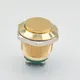 ELEWIND 19mm gold plated vandal proof push button switch Momentary (1NO) Screw terminal