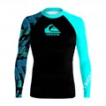 TRICOTA Men Rashguard Long Sleeve Surf Rash Guards T-shirt UV Protection Swimwear Beach Jersey