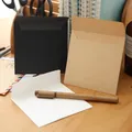 50pcs/lot Mini Paper Envelopes 10cm*10cm Craft & Black Blank Card Envelopes Envelope DIY Gift