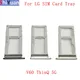 Memory MicroSD Card SIM Card Tray SIM Card Slot Holder For LG V60 ThinQ 5G Sim Card Tray Replacement