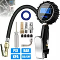 Digital Tire Inflator Pressure Gauge Air Compressor Pump LCD Display LED Backlight Vehicle Tester