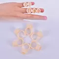 100pcs/bag Silicone Tattoo Pigment Ink Ring Cups Permanent Makeup Eyebrow Eyelash Extension tatto