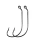 50 Pcs Fishing Worm Hook 5/0# 4/0 3/0 2/0 1/0 1 2 4 6 8# For Soft Worm Lure Bass Barbed Carp Crank