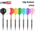 CyeeLife 14g Professional Soft Tip Darts set With Conjoined flights for Electronic dartboard