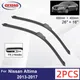 Car Wiper For Nissan Altima 2013-2017 Front Wiper Blades Soft Rubber Windscreen Wipers Auto