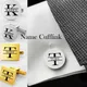 2023 New Personalized Stainless Steel Initial Name Cufflink Custom Best Man Shirt Button Cuff Links
