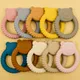 1PC Cartoon Bear Baby Teether Toy Soft Silicone Bracelet Newborn Feeding Teething Chewing Toy Molar