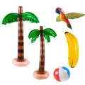 Hawaiian Big Inflatable Coconut Palm Tree Balloon Tropical Bird Flamingo Summer Beach Birthday party