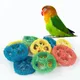 40/20/10pcs Parrot Toys for Bird Accessories DIY Loofah Cage Decoration Chew Toys for Cockatiel