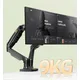 2021 New NB F160 Gas Spring 360 Degree Desktop 17"-27" Dual Monitor Holder Arm Full Motion Monitor