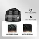 Hair Clay Black Color Dye Hair Wax for Men Women Styling Pomade Long-lasting Dyeing Hair Styling Gel