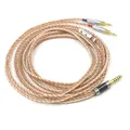 High Quality Balance 3.5 Xlr 4.4 male to Dual 2.5 mm 16 Cores Headphone Earphone Cable For hd 700