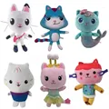 25Cm Gabby Dollhouse Lovely Plush Gaby Toy Plush House Cat Doll Cartoon Stuffed Animals Mermaid Cat