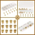 36pcs/1box Solid Brass LP Gas Range Orifice Conversion Replacement M6x0.75mm Gas Spray Tips