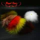 6 optional dyed colors fly tying Fox Tail Hair Arctic Fox polar tail pieces Hobby Craft Fish