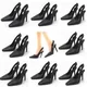 10 pairs/Set Doll Fashion Black Shoes Cute Heels Fashion Sandals For Barbie Doll 1/6 High Quality