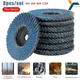 8Pcs 3 Inch 40/60/80/120 Grit Flat Flap Discs 75mm Sanding Grinding Wheels Wood Cutting Metal Grind