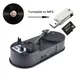 Portable Phonograph 33/45RPM Turntable Player Converter Save Vinyl Music Records to MP3 TF Card/USB