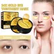 24K Gold Collagen Eye Patches Anti Aging Crystal Collagen Eye Mask Patches Anti Puffiness 60pcs