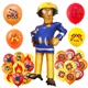 Fireman Sam Birthday Party Decoration Foil Balloon Sammy Firefighter Latex Ballons Child Gifts Fire