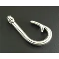 10pcs Silver Color Large Fish Hook Charm Pendants DIY Metal Bracelet Necklace Jewelry Findings A885