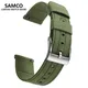 SAMCO Canvas Quick Release Watch Band 20mm 22mm Replacement Watch Straps for Men Women