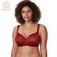 Delimira Women's Seamless Full Coverage Balconette Bra Underwire Support Contour Smooth Tshirt Bras