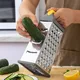 4-Sided Boxed Grater Waterproof Convenient Stainless Steel Durable Kitchen Peeler Multi-face Grater