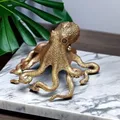 Brass Small Octopus Ornament Office Mini Statues Lucky Household Decorations Innovative Design