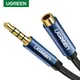UGREEN 3.5mm Jack Male to Female Extension 3.5 AUX Cable with Microphone Stereo Audio Adapter for