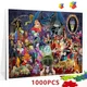 Disney 500 Pieces Jigsaw Puzzle Assembling Picture Disney Villains Decompression Puzzles Toy for
