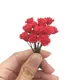 10Pcs 1/12 Dollhouse Miniature Red Rose Mini Flower Arrangement Toy for ob11 bjd Blythe Doll House
