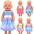 Doll Clothes for 17-18inch Dolls Dress 43cm Baby Girl Clothes New Baby Born Doll Accessories