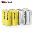 Soshine 3.7V CR123 800mAh Battery 16340 800mAh Lithium Rechargeable 500 Cycle Discharge for Smoke