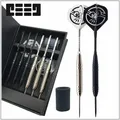 FX Quality 6 PCS Professional White/BLACK Darts with Free Case 25g Steel Tip Darts Iron Copper