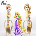 Halloween Women Princess Tangled Rapunzel Cosplay Wig blonde braid hair Role Play Long golden