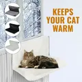 Pet Hanging Cat Bed Removable Cat Hammock Pet Beds for Radiator Cradle Hammock Durable Metal Frame