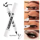 1pcs Black Double Stamp Waterproof Sweat-proof Smudge-proof Eyeliner Pencil Pearl Eyeshadow Pencil