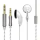 DQSM Audio Z&W Pandas PK2s Earbud In Ear Earphone Flat Head Plug Earplugs Headset HIFI Earbud 3.5