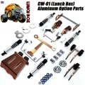 Aluminum Shock/Bumper/Wheelie Bar/Chassis Kit for Tamiya CW-01 Lunch Box Midnight Pumpkin RC Upgrade
