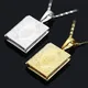 1 Piece of Islamic Allah Quran Photo Frame Men's and Women's Pendant Necklace Can Be Placed Photo