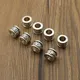 10pcs/lot Tube Flower Craft Metal Beads 10x8mm Tibetan Silver Large Hole Spacer Beads for Necklace